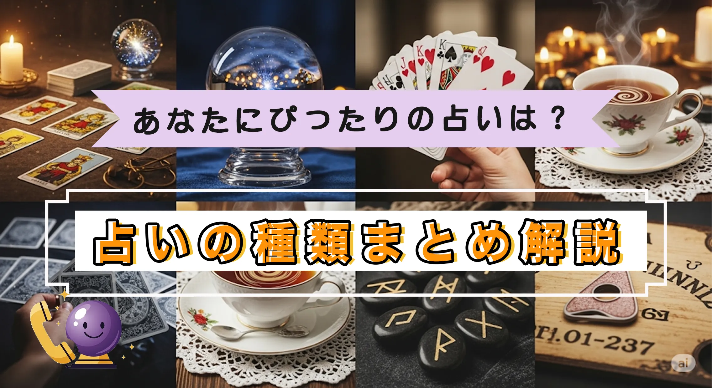 占いの種類はたくさん！あなたにおすすめの占術は？ | 占ってミテ