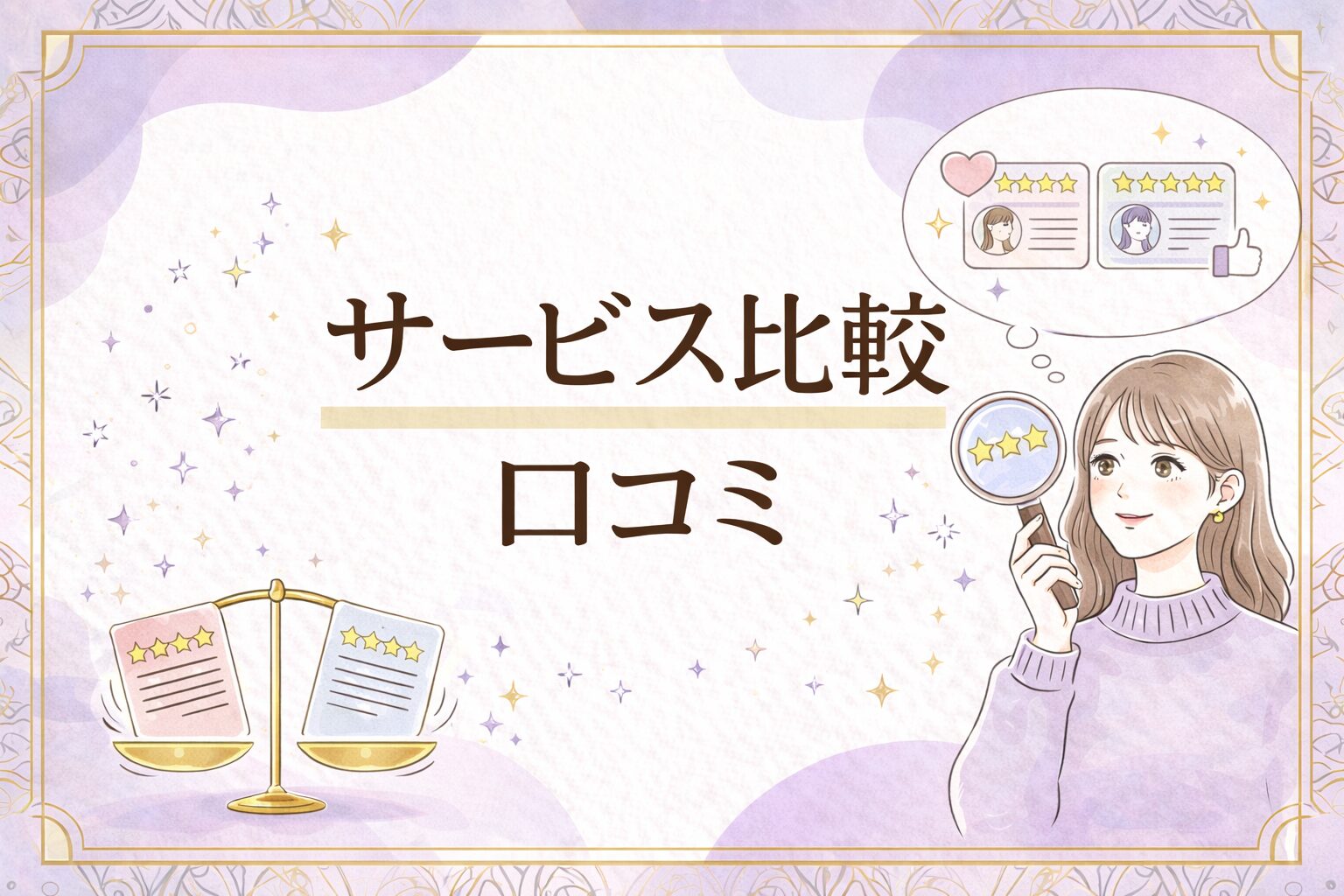 サービス比較と口コミ分析